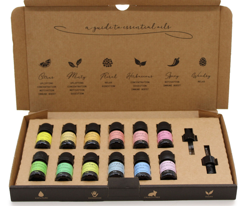 Aromatherapy Essential Oil Set - Starter Pack