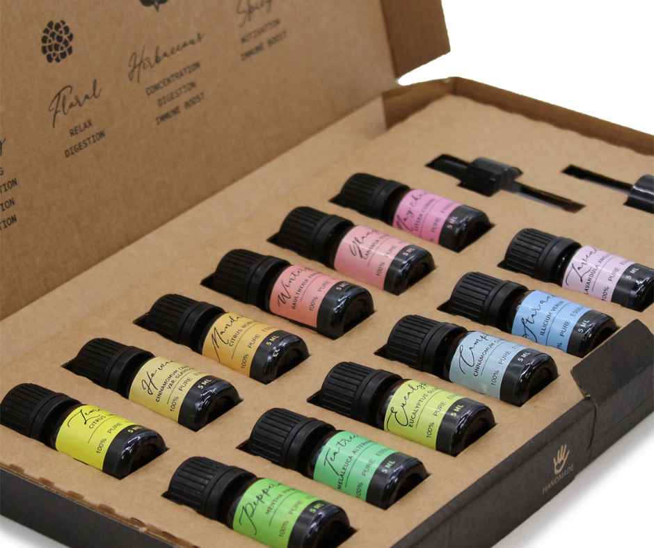 Aromatherapy Essential Oil Set - Starter Pack