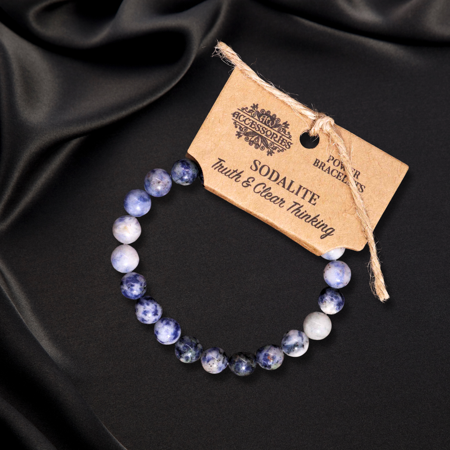 Sodalite Power Bracelet for Communication & Focus
