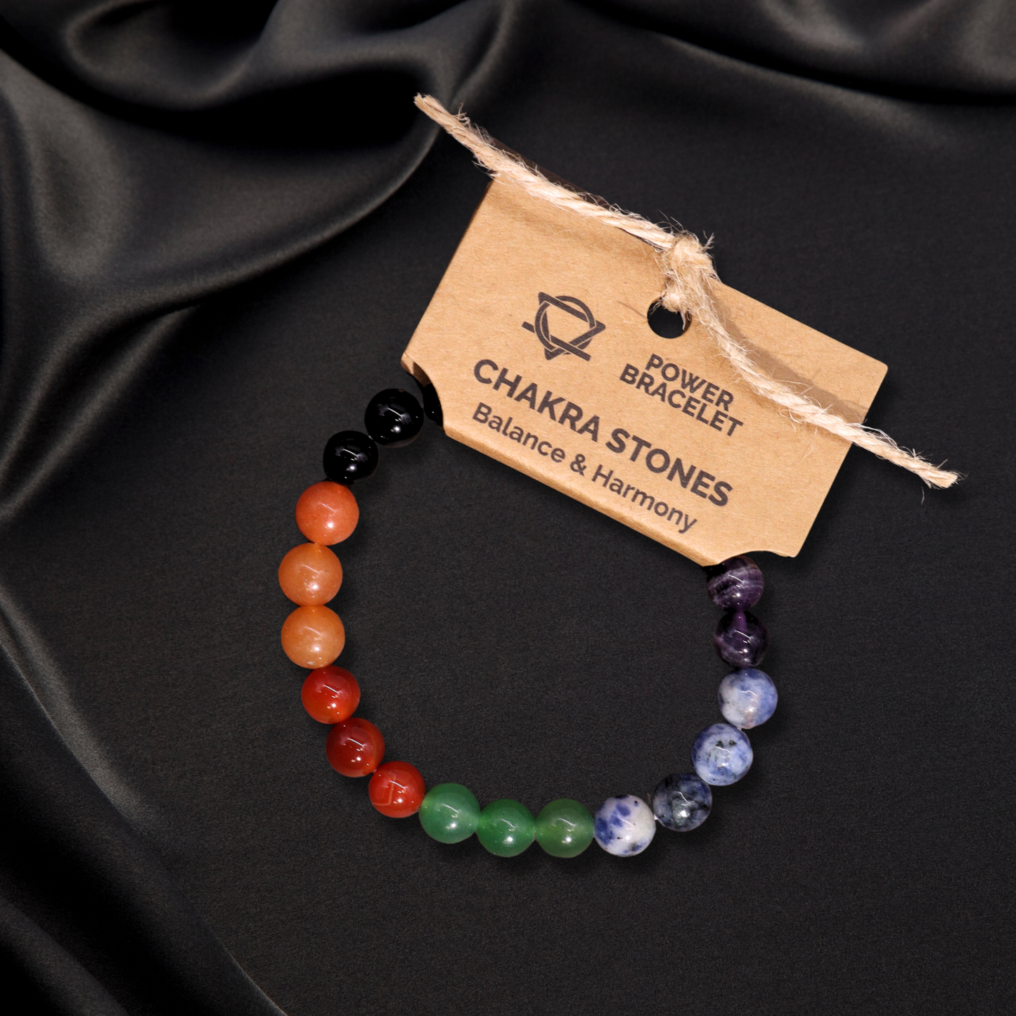 Chakra Stones Power Bracelet for Energy & Balance