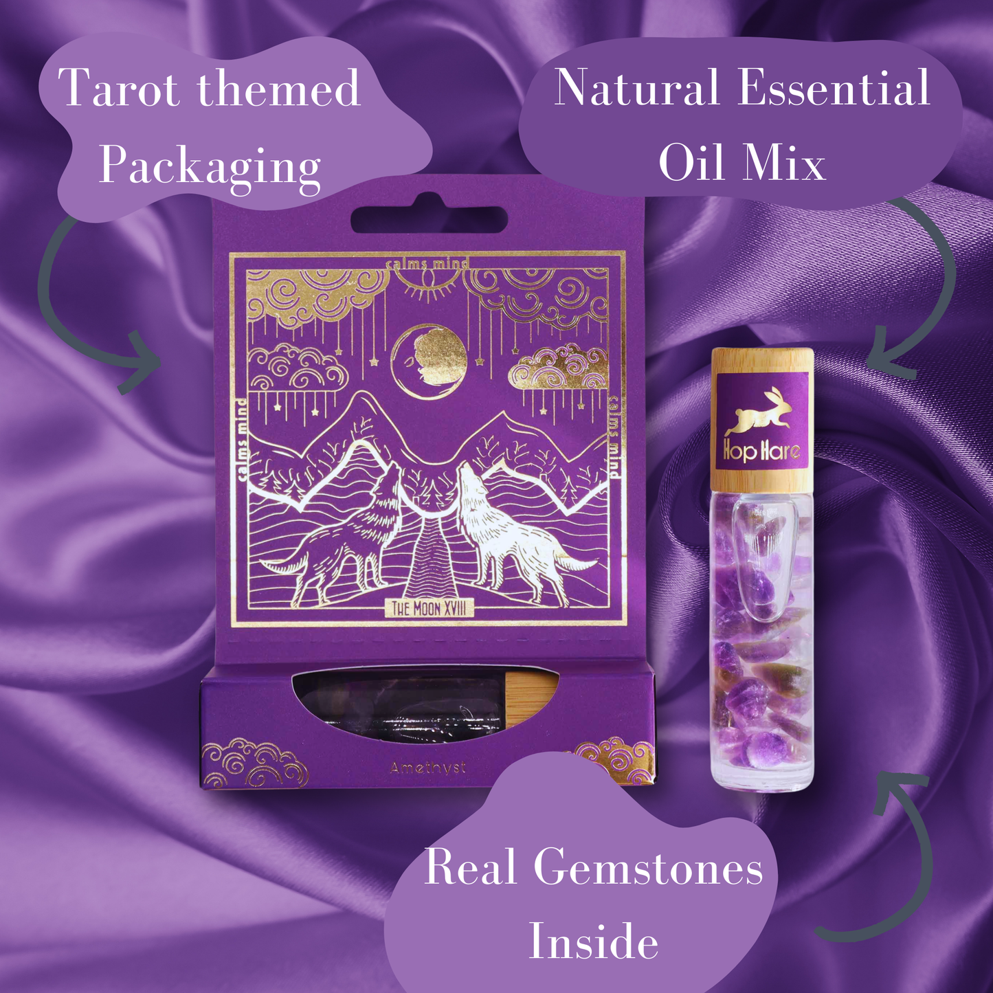 The Moon Tarot Aromatherapy Roll-On