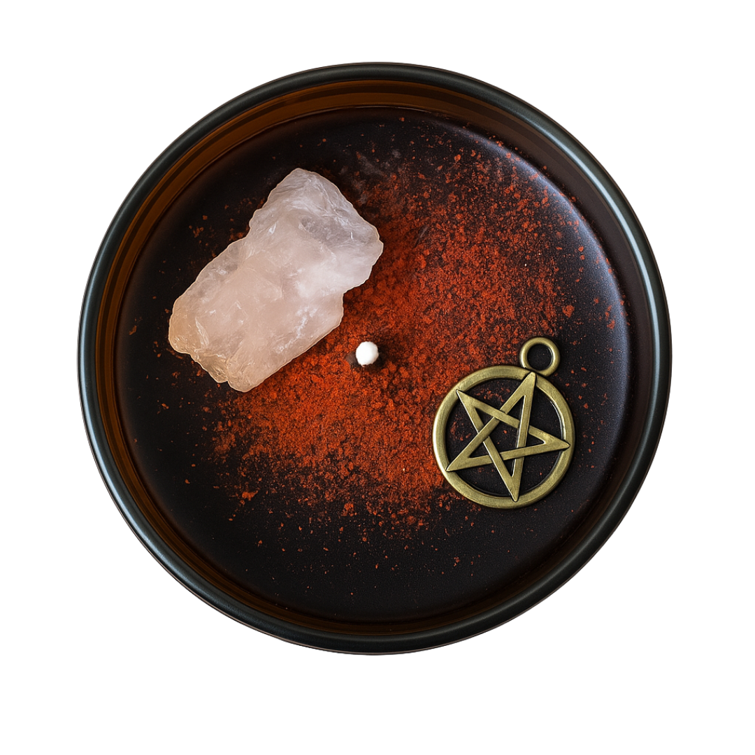 Dragon’s Blood Spiritual Smudging Candle – A Sacred Tool for Energy Cleansing and Protection