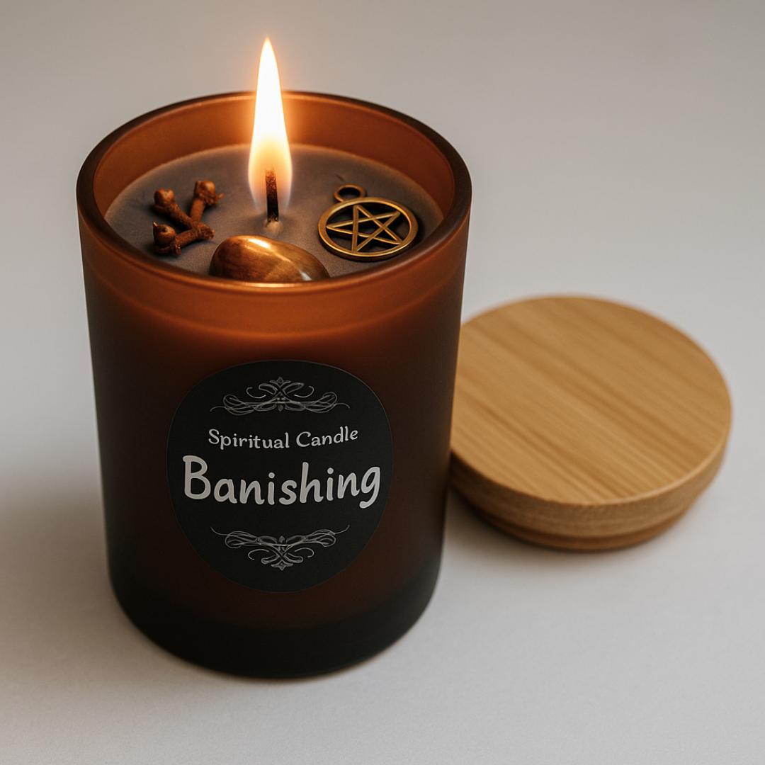 Banishing Spiritual Candle – A Sacred Tool for Removing Negativity and Breaking Unwanted Patterns