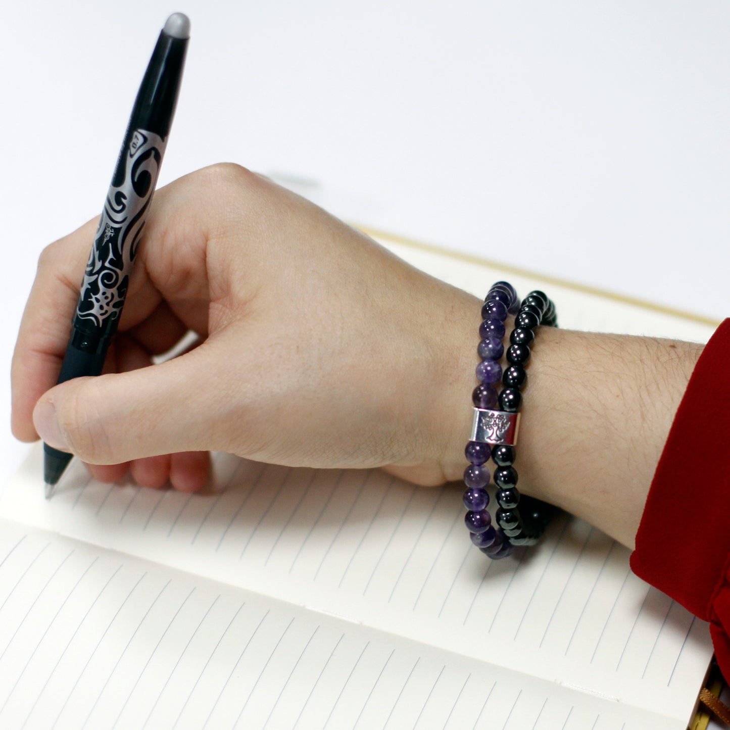 Amethyst Healing Bracelet - Magnetic Gemstone Bracelet