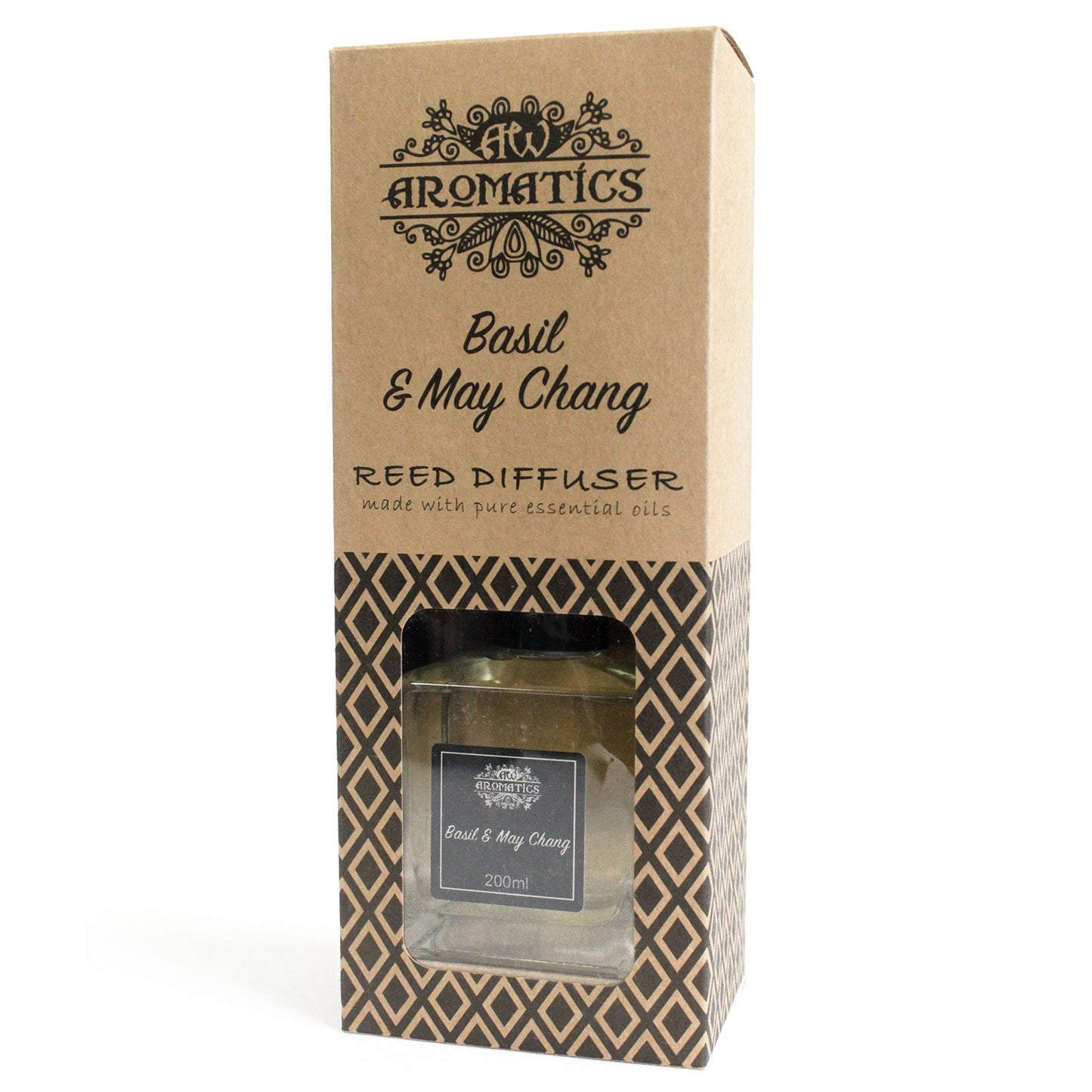 Basil & May Chang Essential Oil Reed Diffuser
