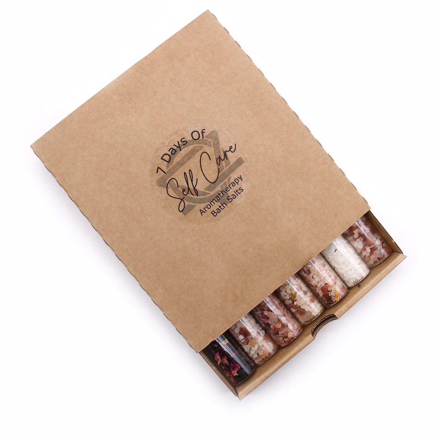 Bath Salt Vials - Gift Pack of 7 Scents for a Luxurious Bath Experience