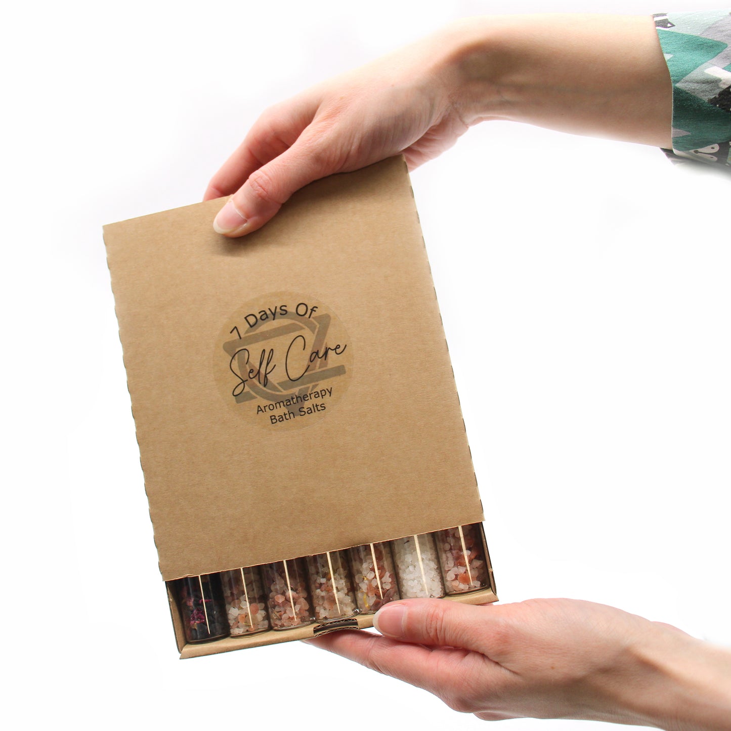 Bath Salt Vials - Gift Pack of 7 Scents for a Luxurious Bath Experience