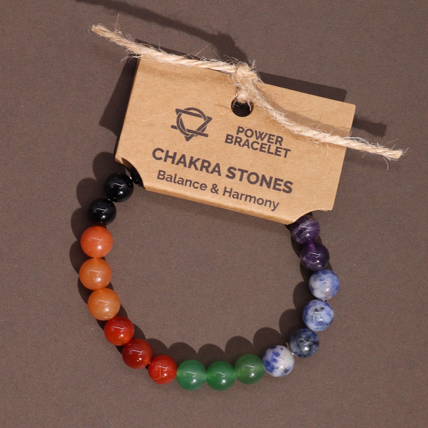 Chakra Stones Power Bracelet for Energy & Balance