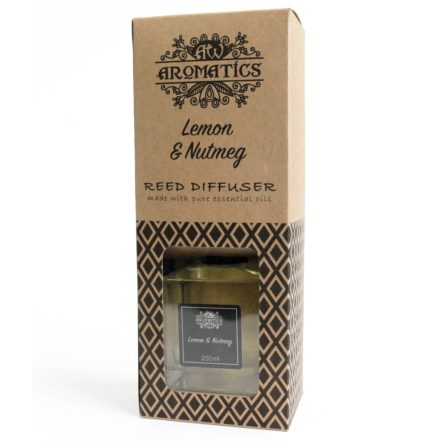 Lemon & Nutmeg Essential Oil Reed Diffuser