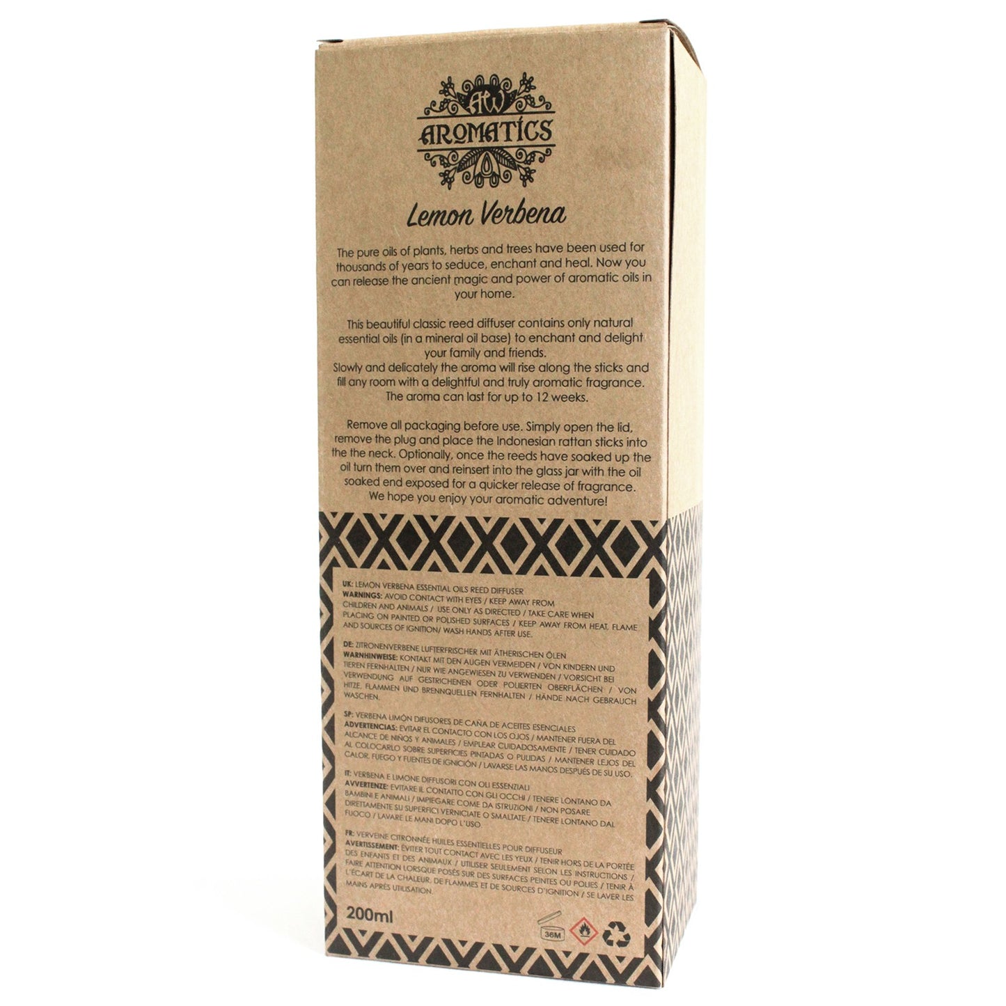 Lemon Verbena Essential Oil Reed Diffuser