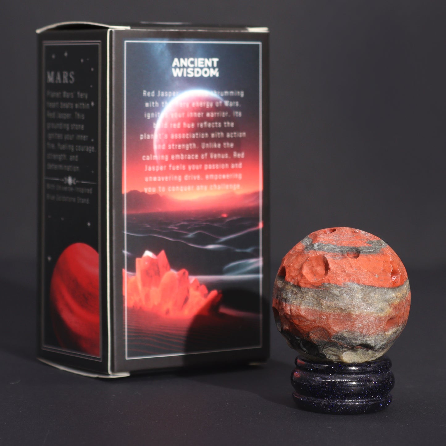 MARS - Red Jasper Gemstone Planet