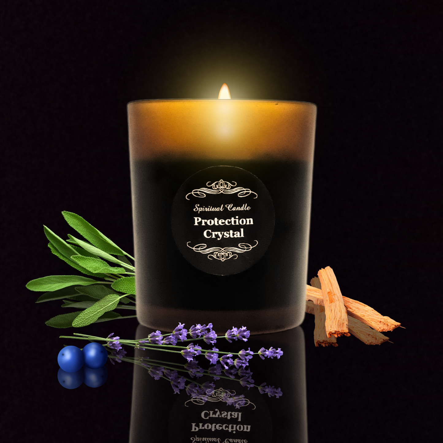 Protection Crystal Spiritual Candle – A Tool for Spiritual Protection and Energizing Your Space