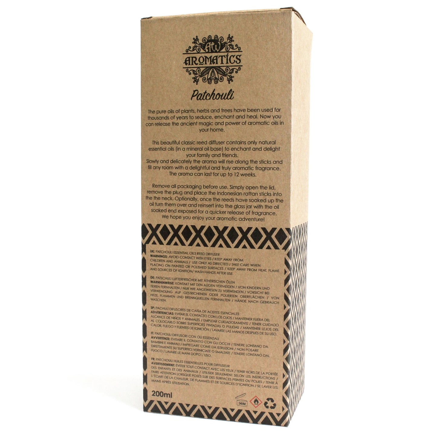 Patchouli Essential Oil Reed Diffuser