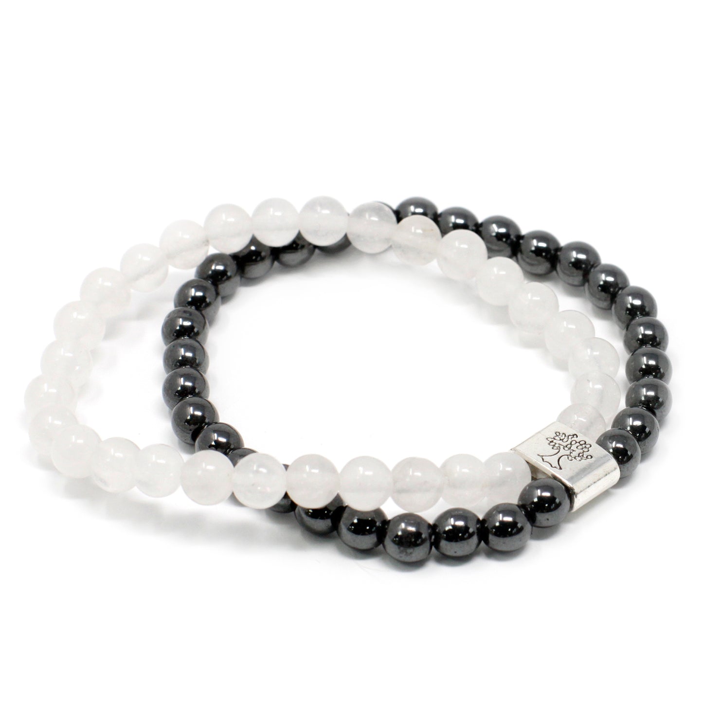 Clear Quartz Healing Bracelet - Magnetic Gemstone Bracelet