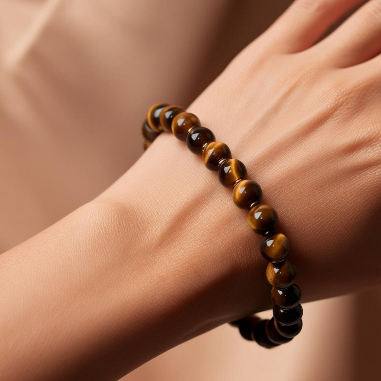 Tiger Eye Power Bracelet for Courage & Protection