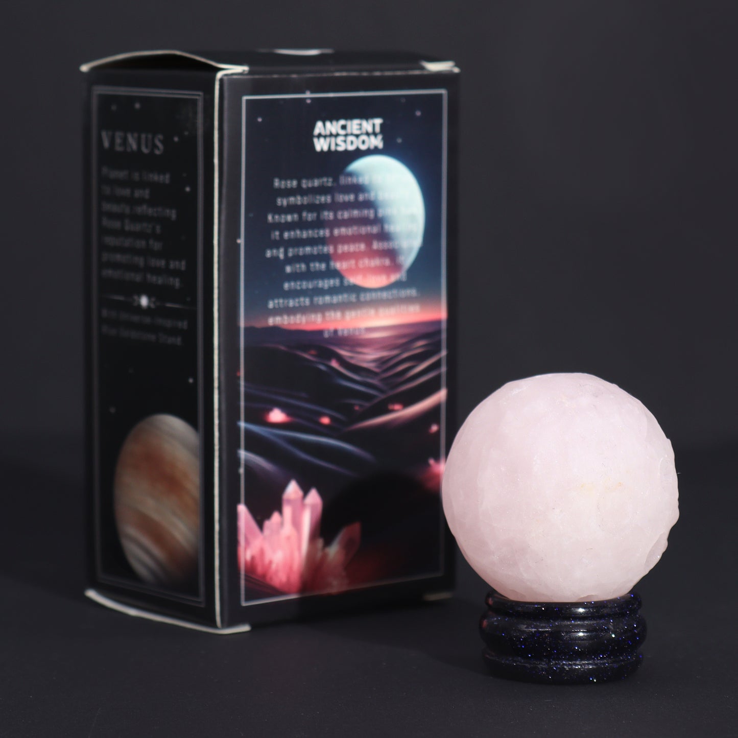 VENUS - Rose Quartz Gemstone Planet