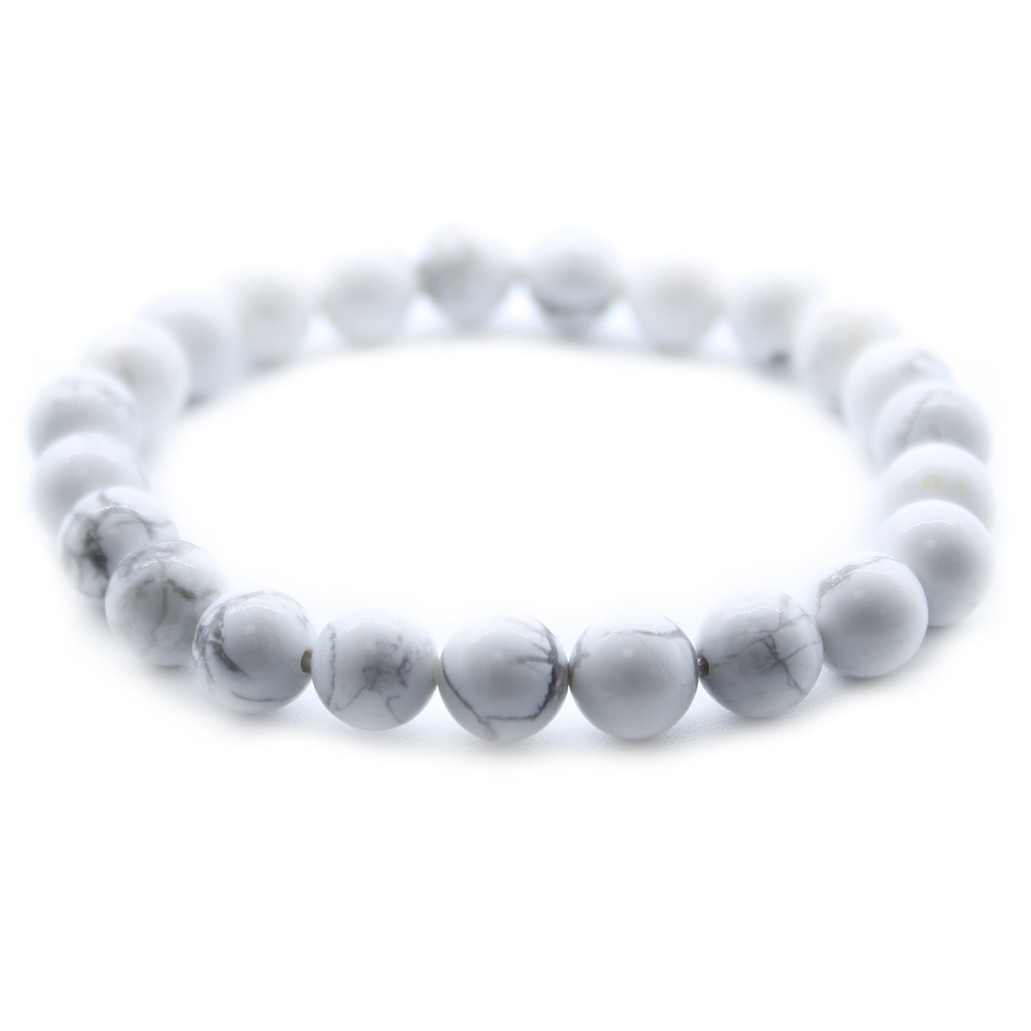 White Jasper Power Bracelet for Emotional Balance & Calmness