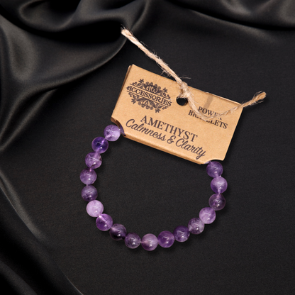 Amethyst Power Bracelet - Mood Booster & Sleep Enhancer