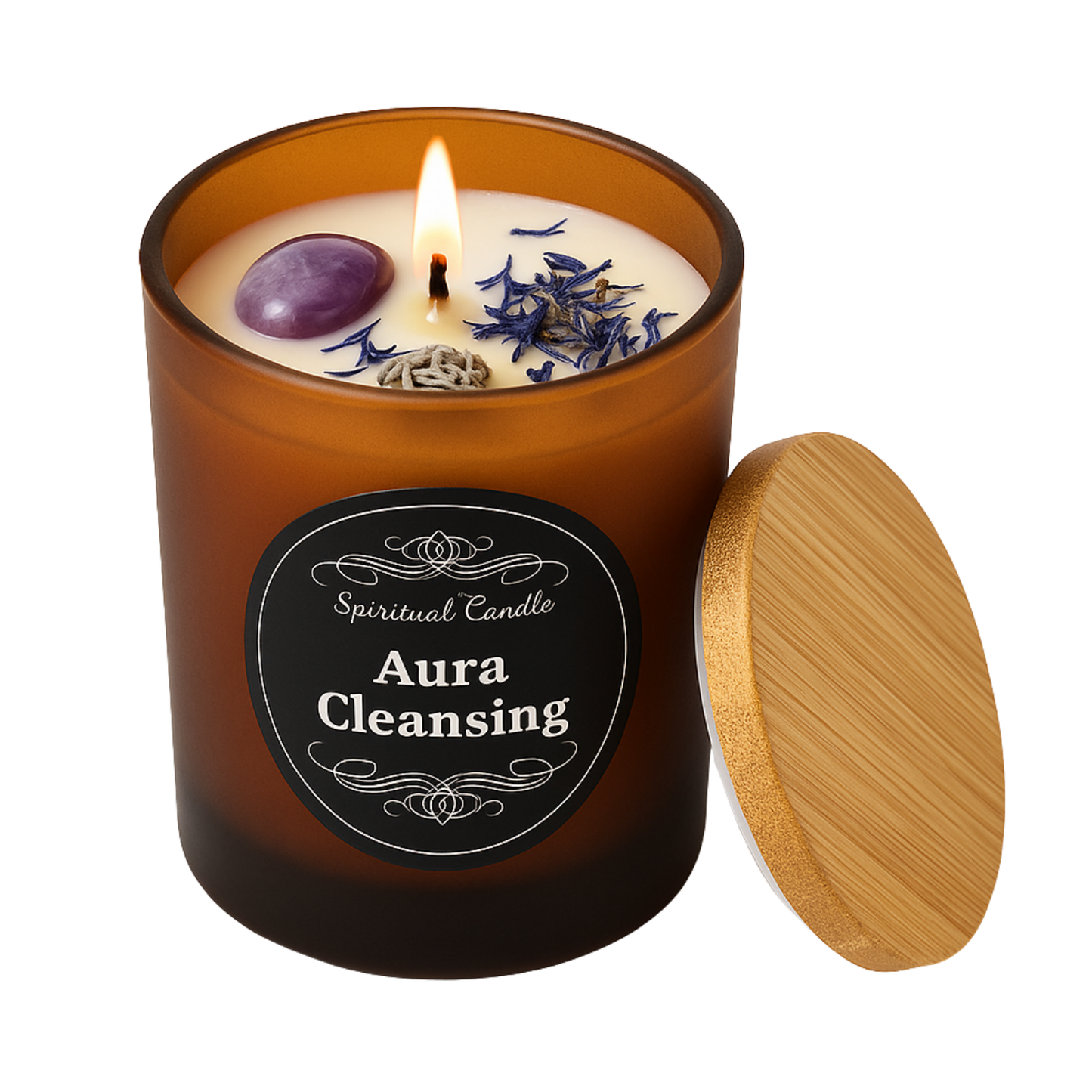 Aura Cleansing Spiritual Candle – A Sacred Tool for Energy Renewal and Spiritual Balance
