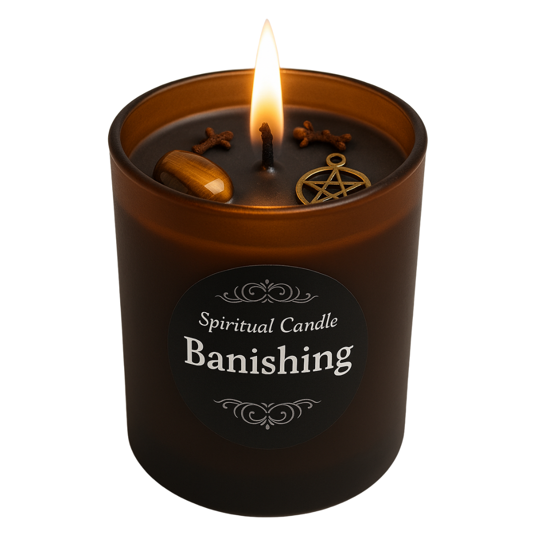 Banishing Spiritual Candle – A Sacred Tool for Removing Negativity and Breaking Unwanted Patterns