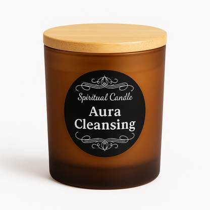 Aura Cleansing Spiritual Candle – A Sacred Tool for Energy Renewal and Spiritual Balance