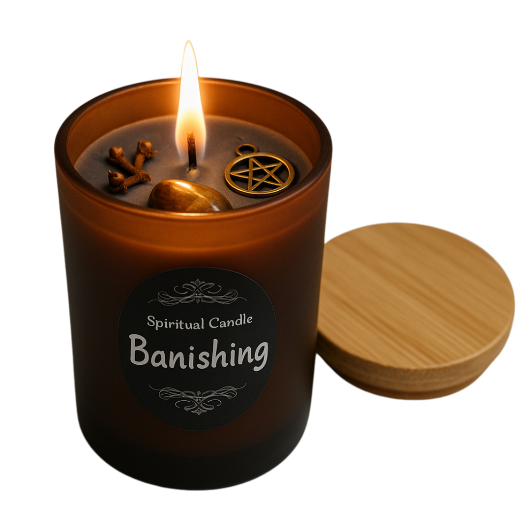 Banishing Spiritual Candle – A Sacred Tool for Removing Negativity and Breaking Unwanted Patterns