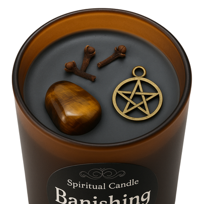 Banishing Spiritual Candle – A Sacred Tool for Removing Negativity and Breaking Unwanted Patterns
