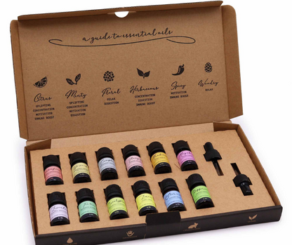 Aromatherapy Essential Oil Set - Starter Pack