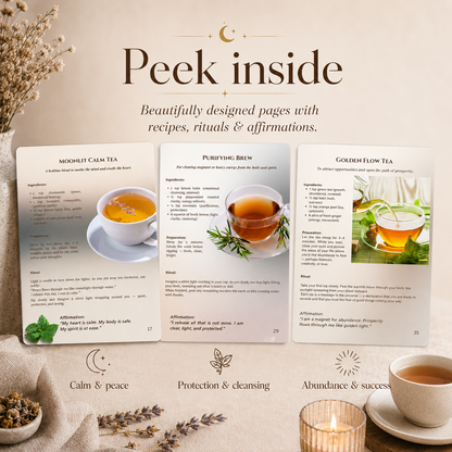 Sip Your Magick: Tea Rituals, Herbal Wisdom & Everyday Spellwork – PDF eBook