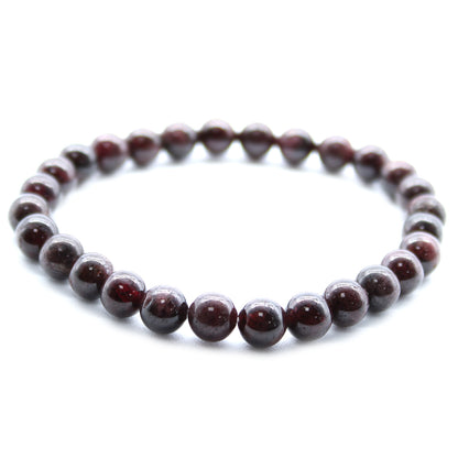 Blood Garnet Power Bracelet for Positivity & Uplifted Mood
