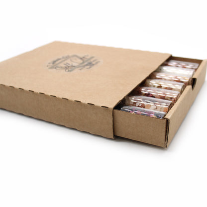 Bath Salt Vials - Gift Pack of 7 Scents for a Luxurious Bath Experience