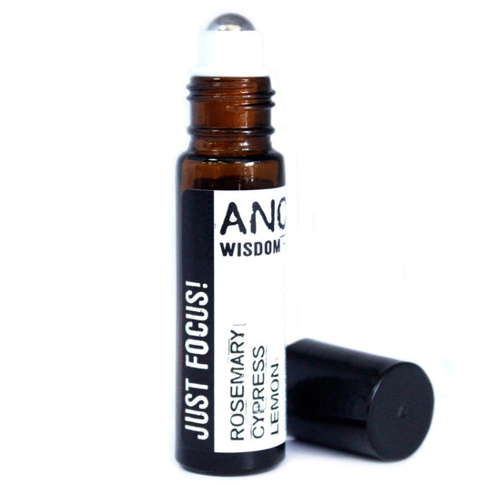 Just Focus! Aromatherapy Roll-On - Focus and Energy Essential Oil Blend