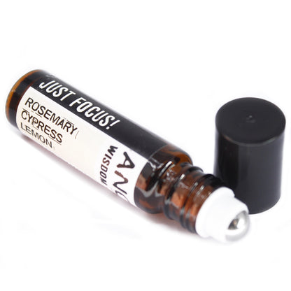 Just Focus! Aromatherapy Roll-On - Focus and Energy Essential Oil Blend