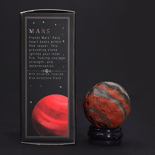 MARS - Red Jasper Gemstone Planet