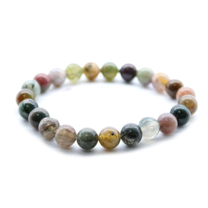 Moss Agate Power Bracelet for Wealth & Prosperity