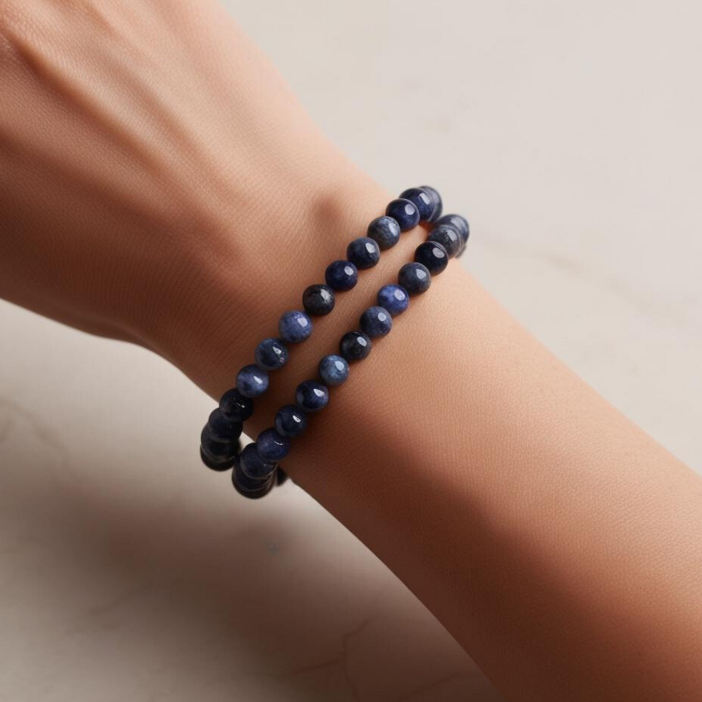 Sodalite Power Bracelet for Communication & Focus