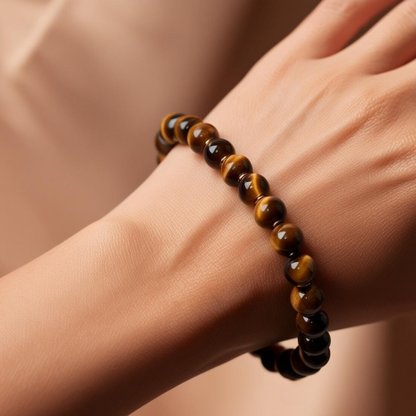 Tiger Eye Power Bracelet for Courage & Protection