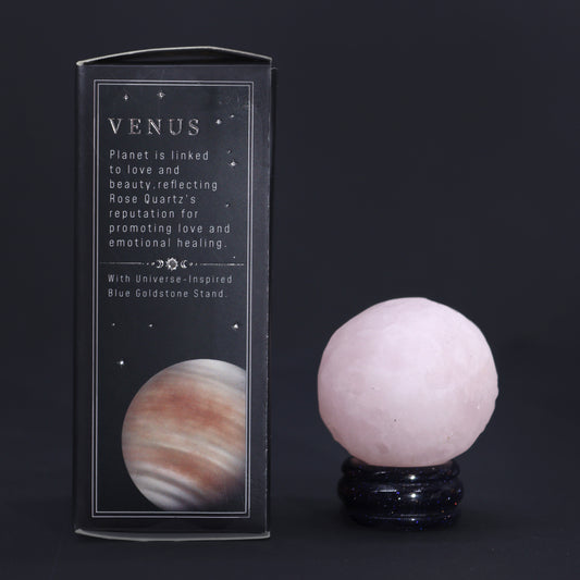 VENUS - Rose Quartz Gemstone Planet