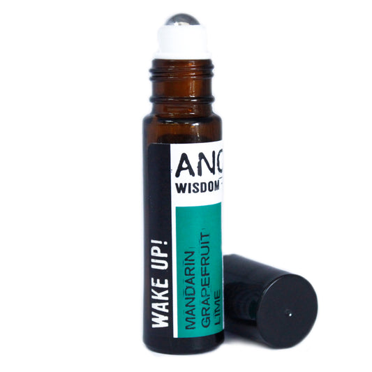 Wake Up! Aromatherapy Roll-On - Energizing Essential Oil Blend